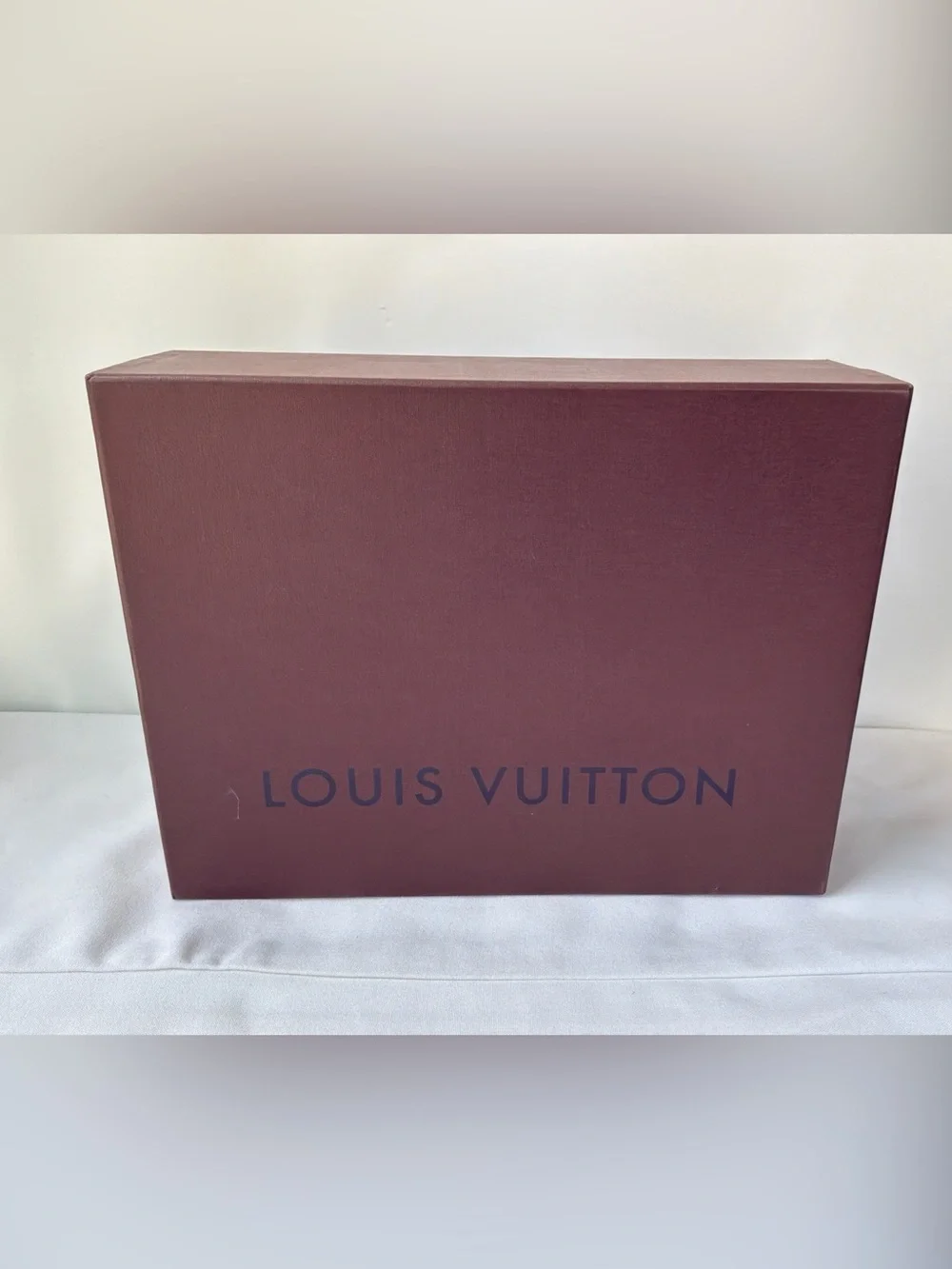Authentic Louis Vuitton Brown Side Open Gift Box Empty 12 X 10